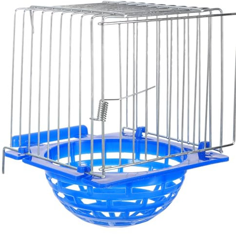 Angoily Brutnest Papageienversteck Kanariennest für Käfige Vogelkäfig Wo Vogel entspannendes Nestbecken Papageienkäfig Hängenest Vogelnest Nesttopf Kleiner Papagei Taube