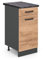 Vicco Küchenunterschrank R-Line, Goldkraft Eiche/Anthrazit, 40 cm, AP Anthrazit