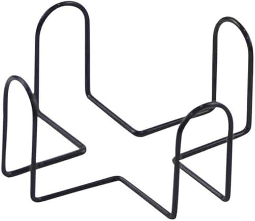 Schwarz Metall-Untersetzer-Halter, quadratisch, Getränkehalter, Kaffeetasse, Küchengerät, Tassenmatte, Eisen-Aufbewahrungsregal, Untersetzer-Halter