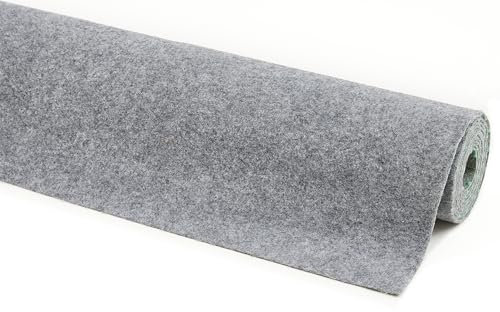 misento Kunstrasen Outdoor Teppich - wetterfester Rasenteppich für Balkon, Terrasse & Garten - leicht zu verlegen - 200 x 250 cm, Grau