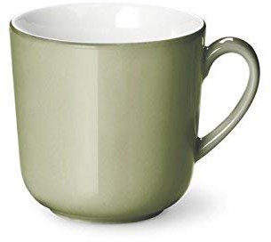 Dibbern Solid Color Becher mit Henkel aus Porzellan, Farbe: Khaki, Volumen: 0.32 l, 2014400057