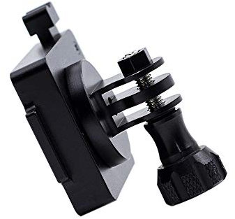 HYFAN NVG Taktisches Helmzubehör Fronthalterung für schnelle MICH Action Kamera (Aluminiumlegierung)