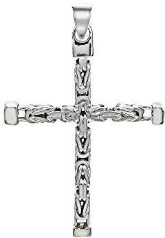Zeeme Basic Unisex Anhänger 925/- Sterling Silber 6,2cm Glänzend weiß 315240056