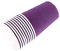 HEALLILY Lot de 100 gobelets jetables en papier colorés pour fête chaude, expresso, loisirs créatifs, fête, pique-nique, voyage - Violet