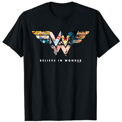 Wonder Woman 80th Believe in Wonder WW Logo T-Shirt