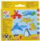 Simba 106324571 - Art und Fun Schwimmknete Meerestiere, 5 Farben, Made in Germany, Farbecht, kein Abfärben, Kinderknete, Badewannenspielzeug, ab 3 Jahren
