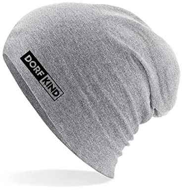 Hellweg Druckerei Wintermütze Dorfkind Modern Geschenk Mütze Heather Grey Dorfkind Modern Accessoire