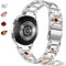 NINKI Armband für Samsung Galaxy Watch 7, 6, 5, 4, 40 mm, 44 mm, 42 mm, 46 mm, klassisch, 43 mm, 47 mm, 20 mm, Harz, glitzernd, Diamant-Armband, für Samsung Galaxy Watch 7, 6 FE, für Damen und Herren,
