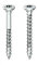 Vis à bois aggloméré ROCKET acier zingué tête fraisée empreinte Torx T20 entièrement filetées 4,5x35 boîte de 500 pièces