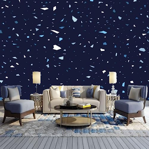 GIVLWF Klassischer Venezianischer Terrazzo-Stil Tapeten, Stein-Granit-Quarz-Illustrationen Vlies Tapete, Wandbild Dekoration - für Zuhause Wohnzimmer die Mauer 150 x 105 cm