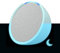 Echo Pop | Altavoz inteligente Bluetooth con Alexa de sonido potente y compacto | Blanco + funda blanda, Made for Amazon, para Echo Pop (modelo del 2023), Fosforescente