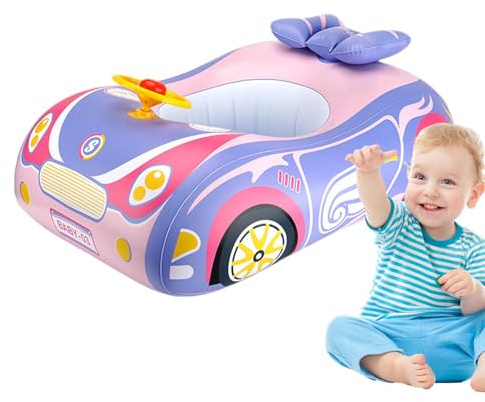 Flotteurs d'eau pour Voiture pour : Flotteur de Piscine en Forme de Voiture | Piscine Gonflable pour | Flotteur Gonflable pour Voiture avec Direction | Design de Voiture Flottante pour