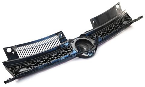 Auto Paraurti Anteriore Centro Superiore Griglia A Nido D'ape Esagonale Maglia Griglie Compatibile for Volkswagen Golf 6 MK6 2009 2010 2011 2012 2013(Carbon Look)