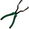 Buaak Fuel Line Pliers, Hose Plier Clamp, Fuel Pipe Removal Tool, Electrical Disconnect Pliar for Cars, Gasoline-Pipe Joint Removal Pliars for Oil-Pipes (Green and Black Handle, Black Pliers)