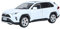 1 24 Für RAV4 SUV Legierung Modell Auto Miniatur Supercar Metall Fahrzeug Chidren Jungen Hot Toys Druckgussmodelle Motorfahrzeuge(Weiß)