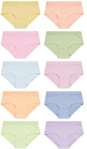 NEXT Mädchen Hüftslips, 10er-Pack Multi Pastell 122-128