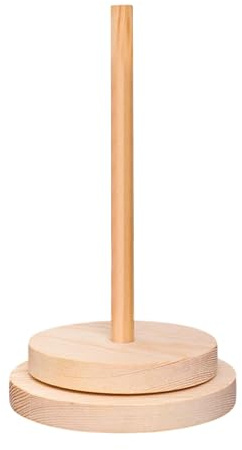 Garnhalter-Spinner – Häkelwickler-Organizer Aus Holz, Leichtgängig Rotierender Garnspender, Stabiler Tisch-Strickständer | Strickerinnen Für Frauen, Mütter Und Erwachsene Für Strickerinnen Für Frauen,