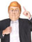 DEGUISE TOI Maschera umoristica in lattice di Donald per adulto