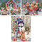 Bits and Pieces - Value Set of Three (3) 500 Piece Jigsaw Puzzles for Adults - Each Puzzle Measures 46cm x 61cm- Holiday Christima Snowy Puppy Dog Jigsaws by Artist William Vanderdasson