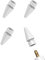 Pointe Apple Pencil 2(lot de 4) 1ere 2e Génération Stylo Adaptateur pour Apple Pen Stylus Tablette Accessoire Mine Portable Tactile Stylet Rechange Embout pour Ipad 9eme Generation 2021 Pro Air Mini