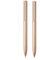 Schwarz Gelstifte Set Hochwertiger Neutralstift, Unterschriftenstift, Werbegeschenk-Kugelschreiber mit Metallmaterial for Büro, Schule, Druckerei Dünn Gel Stifte (Color : Gold)