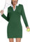 Hiverlay Women Golf Polo Dress with Shorts and Pockets Short Sleeve V Neck Collar Tennis Dress Ladies Athletic Dresses