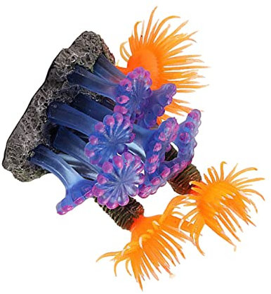 minkissy 1pcs Faux Plants Fish Tank Decorations Aquarium Plants Artificial Plants Fish Tank Plants Fake Plants for Fish Tank Sea Seeigel Coral
