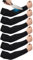 Neer 3 Paar schnittfeste Armstulpen Stufe 5, Armschutz für Schweißen, Gartenarbeit, Küche, dünne Haut, Prellungen, Unterarm, Schwarz, Medium