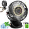 MUXIWOM Ventilateur Pince Petit Ventilateur de Bureau, 5000mAh Mini Ventilateur USB Silencieux, 5 Vitesses Rotation 720°, Ventilateur Portable Rechargeable pour Bureau Maison Camping(Noir)