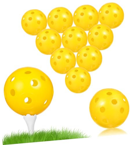KOMBIUDA 24stücke Kunststoff Golf Übungsbälle Für Indoor Outdoor Training Schwungübungen Partydekorationen Helle Farbe Trainingsausrüstung