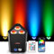 Rtktoup 3 * 18W Akku LED Par Licht, RGBW+UV 6 In 1 Wiederaufladbarer Bühnenstrahler, Disco Partylicht mit Infrarot Fernbedienung/2,4 GHz Wireless/APP, geeignet für Bühnen Festivals Party Club