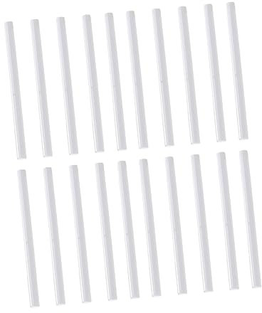 BUGUUYO 20pcs Hot Melt Glue Sticks White Glue Sticks for Diy Craft for Daily Use for Craft Projects