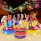 Cardaros 3D-Pop-Up-Geburtstagskarten, luxuriöse, ausblasbare LED-Lichter, Kerze, Kuchen, Musik, Happy Birthday-Karte, Grußkarten, Geburtstagsgeschenke für Frauen, Männer, Mutter, Ehefrau, Gold