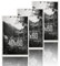 VUVUZULA Bilderrahmen 40x60cm Weiß Holz Holzrahmen 3er Set Weiss Fotorahmen MDF Rahmen Posterrahmen