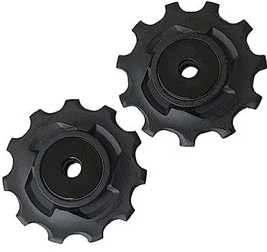 YYunying Schaltwerk-Röllchen Set 11 Zähne Kompatibel mit S ram X7/X9/X0/XX 9/10-fach, Schwarz, 2 Stück