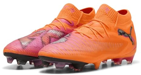 PUMA Mens Future 8 Ultimate Adults Firm Ground Football Orange/Black 6 UK