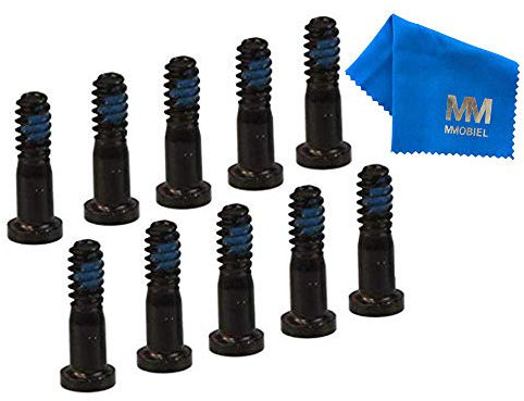 MMOBIEL 10x Bottom Pentalobe 5-Point Screws Compatible with iPhone SE 2022 / SE 2020/8 / 8 + / 7/7 + / 6S / 6S +/ 5S / 5 - Black
