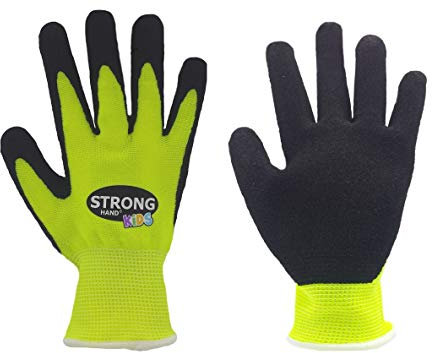 HandschuhMan. Gartenhandschuhe Arbeitshandschuhe für Kinder von StrongHand Little Ferry Größe 3,4 oder 5 (4 (ca. 6-8 Jahre))