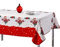 Promo Linge Weihnachts-Tischdecke, rechteckig, schmutzabweisend, Weihnachtsmann, 150 x 300 cm