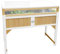 AXI Table de Culture en Bois avec Bac & Voile de Jardin | Potager sur Pied/Jardinière avec Serre en Marron & Blanc
