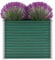 Chenshu Garten-Hochbeet, Pflanzkübel, Kräuterbeet, Hochbeete-kit, Schneckenzaun, Pflanztrog, Pflanzgefäße, Pflanzfolie Für Hochbeet,Teichbecken, Verzinkter Stahl 100x40x77 cm Grün