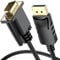 8K DisplayPort to HDMI 3m Cable, Gold-Plated DisplayPort (DP) to HDMI Cable Compatible for Lenovo, Dell, HP, Asus and other brand
