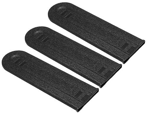 PATIKIL 10 Inch Chainsaw Chain Cover, 3 Pack Chain Saw Bar Protective Cover Plastic Chainsaw Saw Bar Scabbard Cover for Garden Chainsaw, Black
