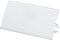 PATIKIL 3.1L x 1.65W Glass Shelf Sign Holder, 30 Pack Plastic Clear Tags with Blank Labels Fits for 0.27 to 0.47 Wood Glass Shelving