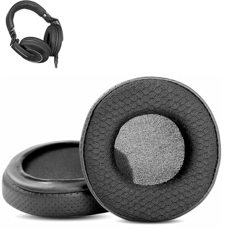 XRHTONG Cuscinetti durevoli e traspiranti di ricambio compatibili con Pioneer HDJ-2000MK2 HDJ-1500S HDJ-1000 HDJ-2000 HDJ-1500K cuffie cuscinetti (pelle forata/tessuto durevole e schiuma memory)
