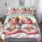 AAPZY süßer Kleiner Engel 2 teilig Bettwäsche, Bettbezug, Atmungsaktive Vier Jahreszeiten, Deckenbezug Set Für Mädchen Jungen, Mikrofaser Bettbezüge Mit Kissenbezügen Single (135x200cm)