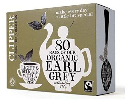 Clipper Ft Org Earl Grey 80 Bag x 2 (Pack of 2)