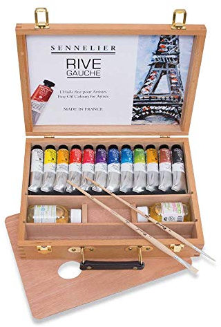 Coffret peinture à l'huile fine Rive Gauche - Sennelier - 12x40ml