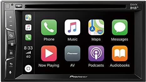 Pioneer AVH-Z3200DAB-AN 2-DIN-Multimedia Player Mit DAB-Antenne, 6,2-Zoll ClearType-Touchscreen, Smartphone-Anbindung, USB, Apple CarPlay, Digitalradio, Bluetooth, 13-Band-Grafikequalizer