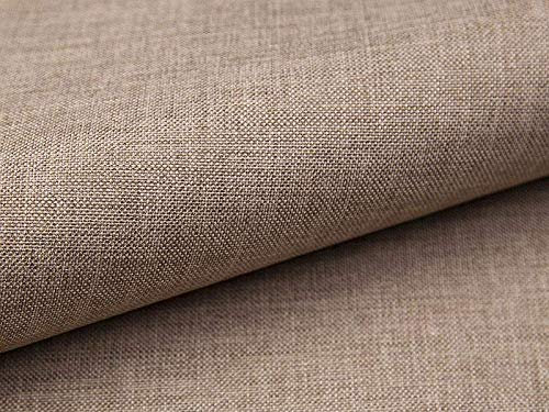 5 Meter Polsterstoff Webstoff Bezugstoff Lux 02 Hellbraun